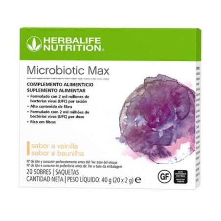 Microbiotic Max - 20 sobres - Vainilla