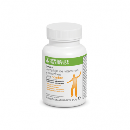 F2 Complejo de vitaminas y minerales para hombre